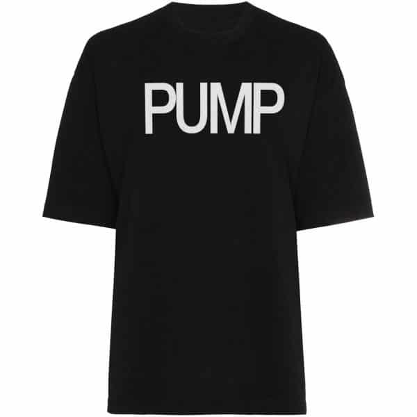 Pumping Iron Oversized T-Shirt - Black