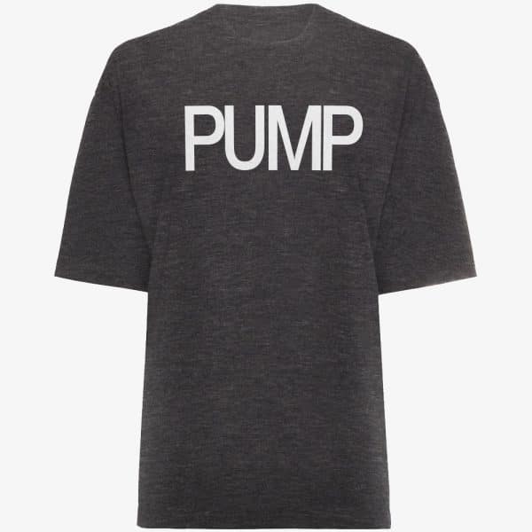 PUMP IRON Oversized T-Shirt - Grey