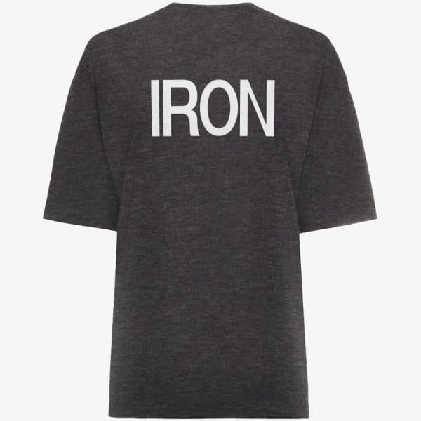 PUMP IRON Oversized T-Shirt - Grey