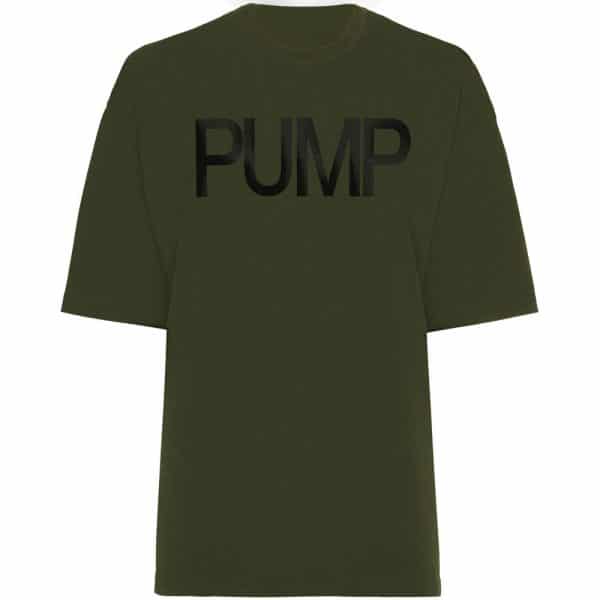 PUMP IRON Oversized T-Shirt - Olive