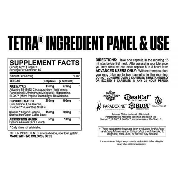 MyoBlox Tetra® Super Thermogenic Fat Burner