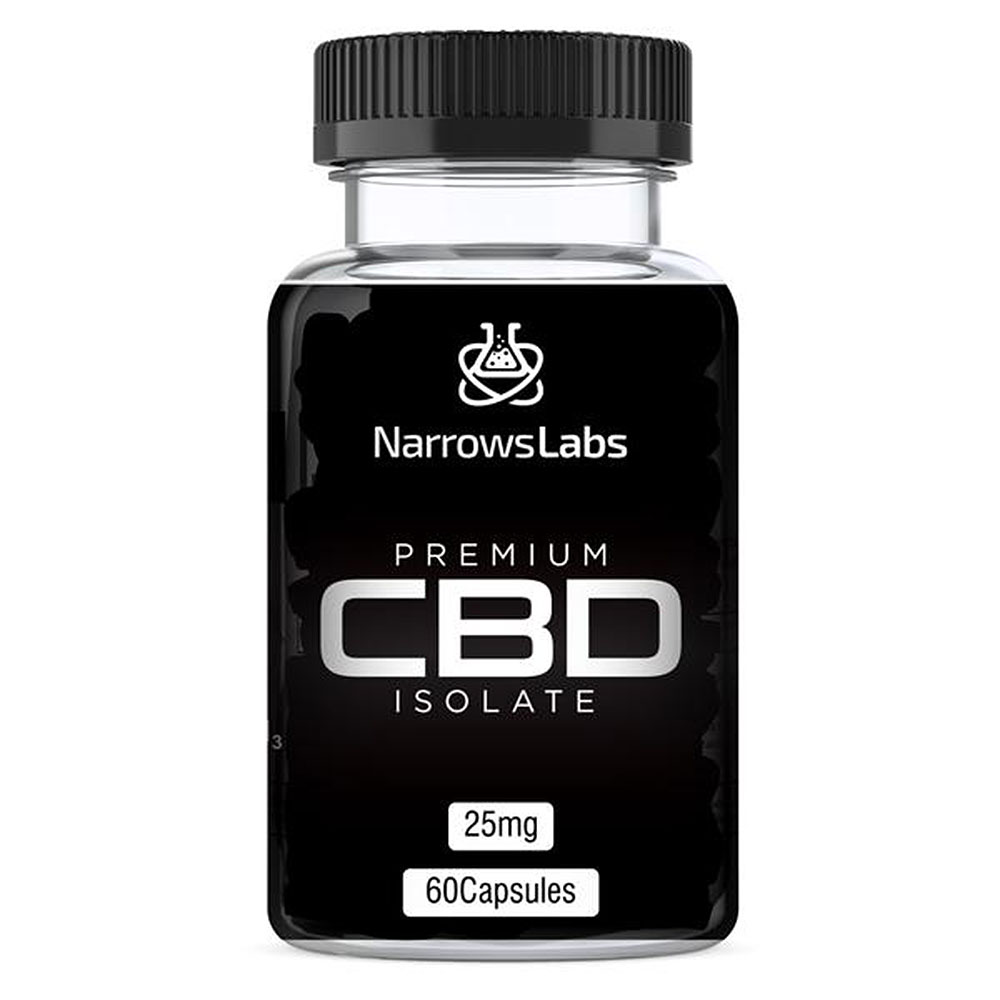 narrows labs cbd isolate capsules 25mg