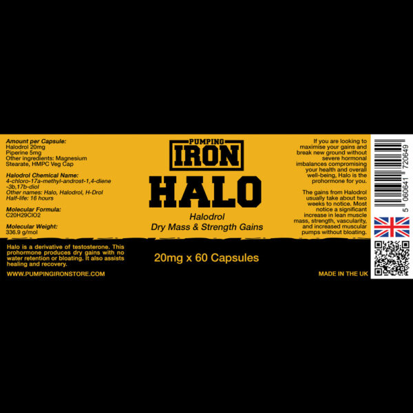 Pumping Iron Halo - 20mg x 60