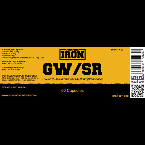 Pumping Iron GW/SR (Cardarine/Stenabolic) SARMs Blend